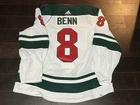 NHL Minnesota Wild game worn #8 Jordie Benn hockey jersey