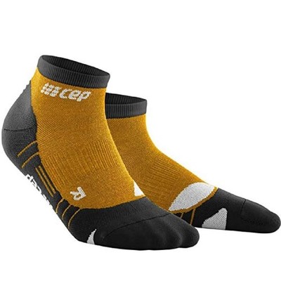 CEP Men's Hiking Light Merino Low-Cut Socks Sungold/Black Medium