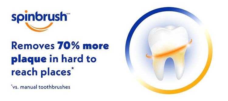 Spinbrush Pro Clean - 2 Replacent Heads - Soft Bristle - NEW - FREE SHIPPING!