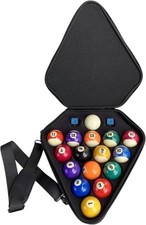 Pool Ball Carrying Case Hard Billiard Cue Ball Holder for One Set Billiard Balls