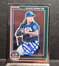 2022 Panini USA Stars & Stripes Devereaux Harrison Auto Signed IP Blue Jays