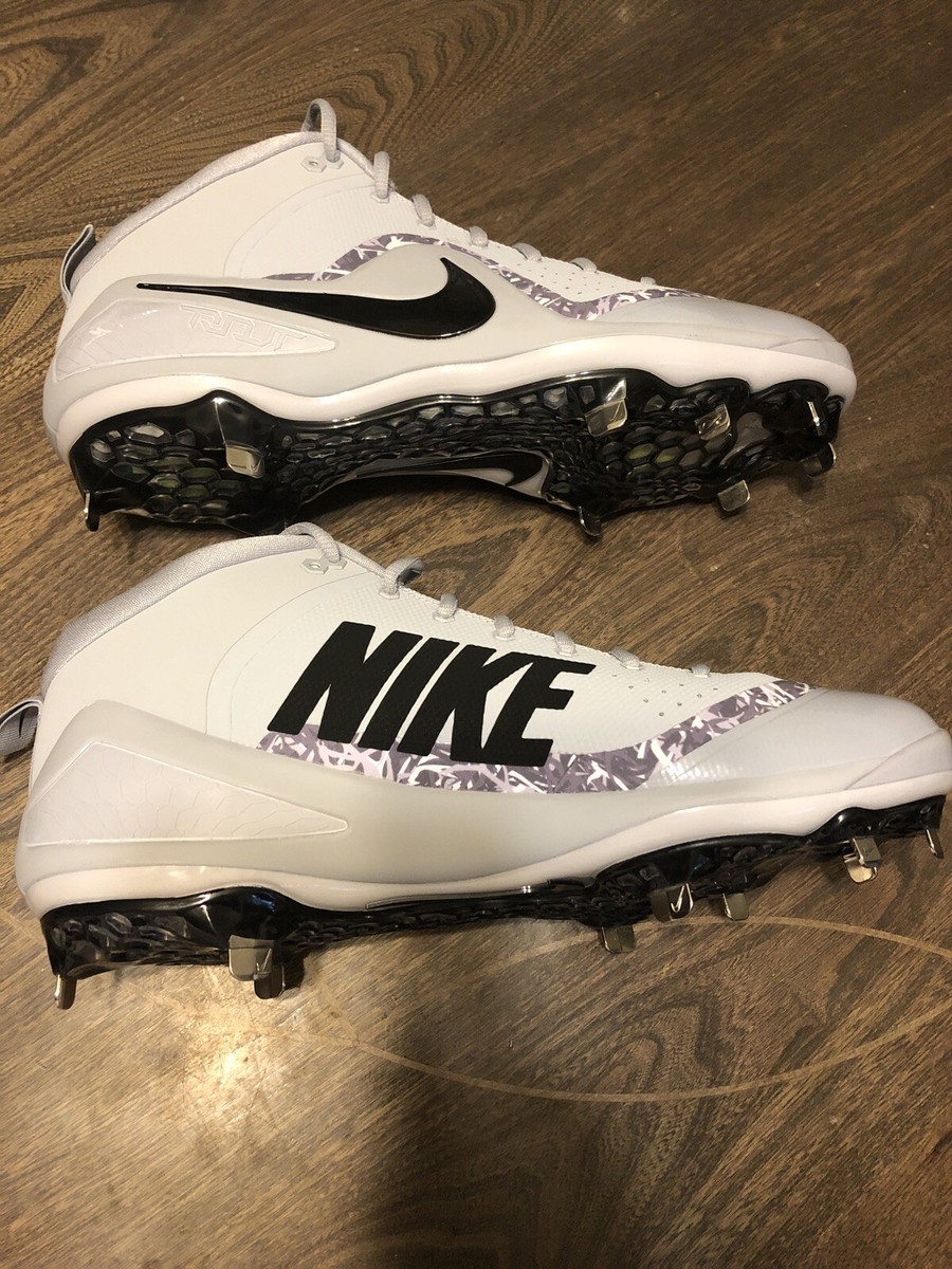 Nike Men's Force Zoom Trout 4 'Wolf Grey' Baseball Cleats size