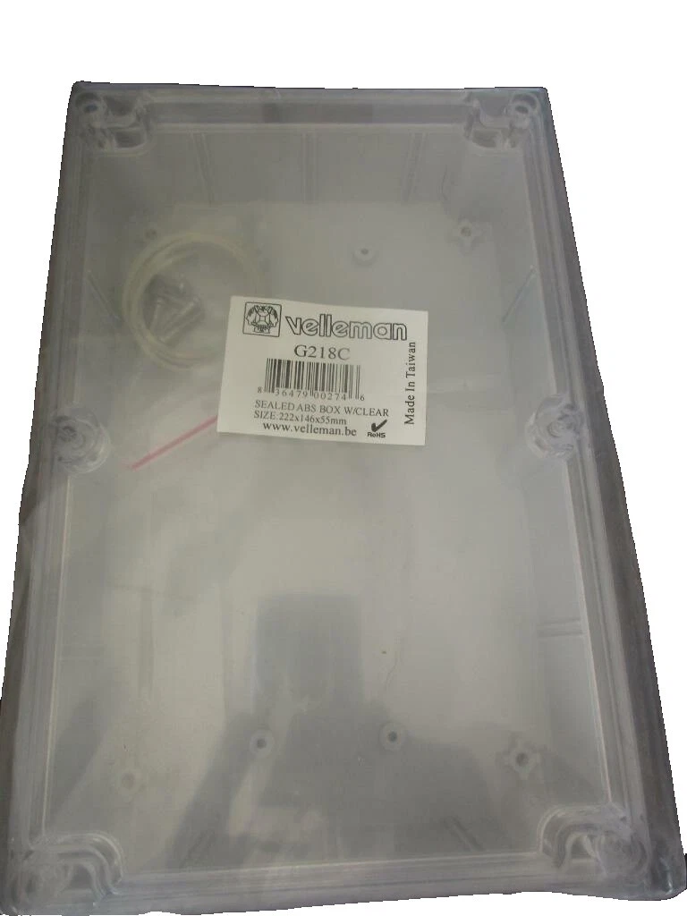 Cajas eléctricas de plástico Velleman, paneles y tableros