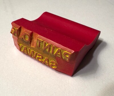 PAINT O.K. SASWAY INSPECTOR STAMP - 1966 FORD MUSTANG BUILT AT METUCHEN - REPRO