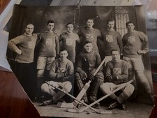 1922 VERNON BRITISH COLUMBIA HOCKEY TEAM PHOTO RARE GOALIE NHL AHL IHL PCHL WHA
