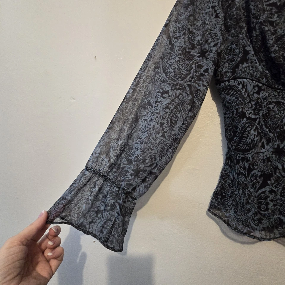 Muñeca bebé de seda Willi Smith Top SM cachemira con cuentas Y2K años 90 forrada hada caprichosa Foto 2 de 4