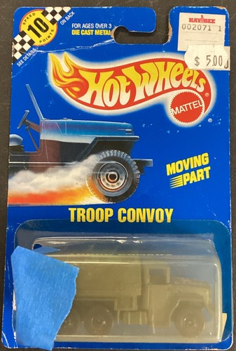 Tarjeta de puntos de velocidad ultra rara Hot Wheels 1990 Troop Convoy #7 SOLO 1 EN eBay👀🔥 - Imagen 2 de 10