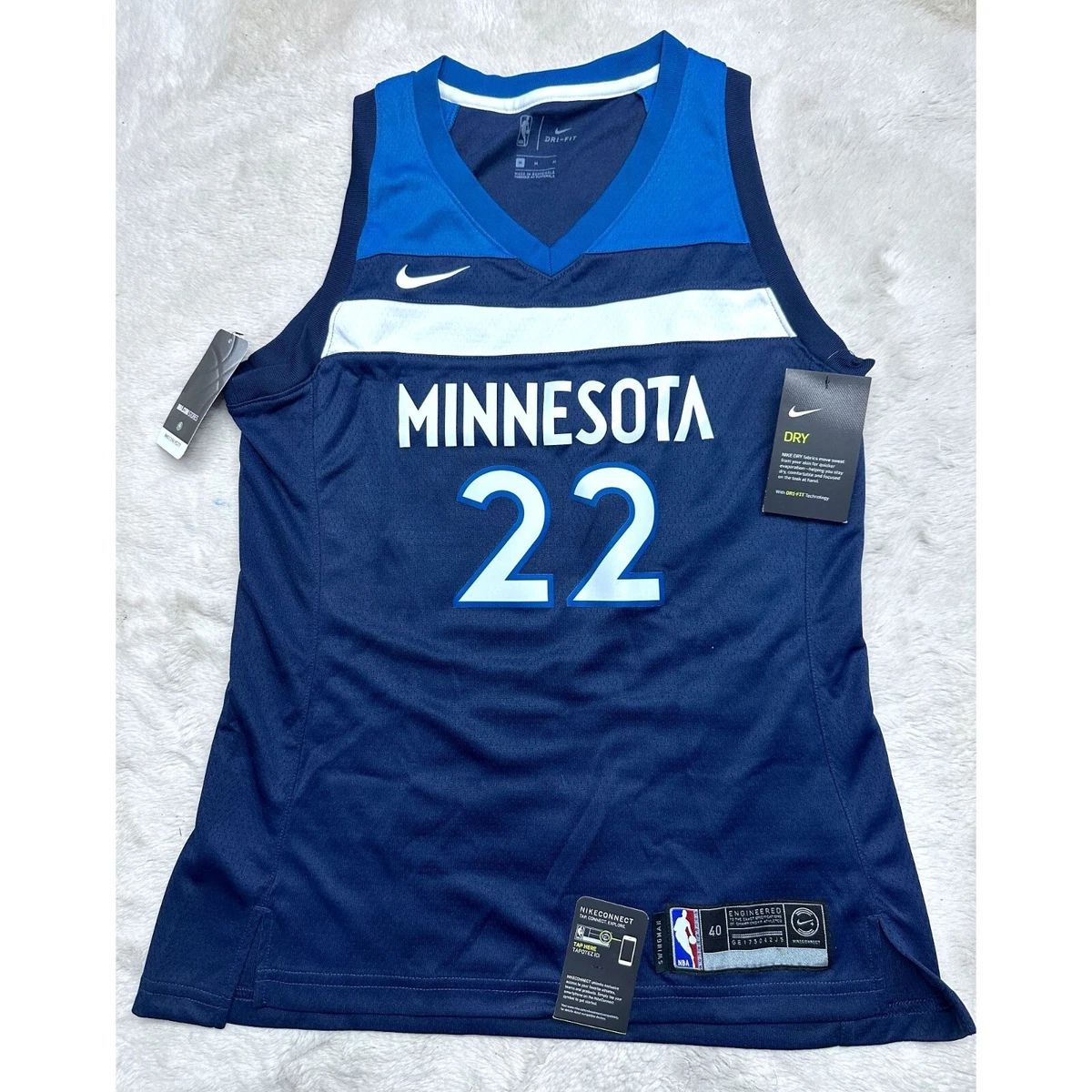 Nike Wiggins 22 Minnesota Timberwolves Women Medium Basketball