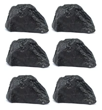6PK Bituminous Coal, Rock Specimen, 1" - Geologist Selected Samples - Eisco Labs