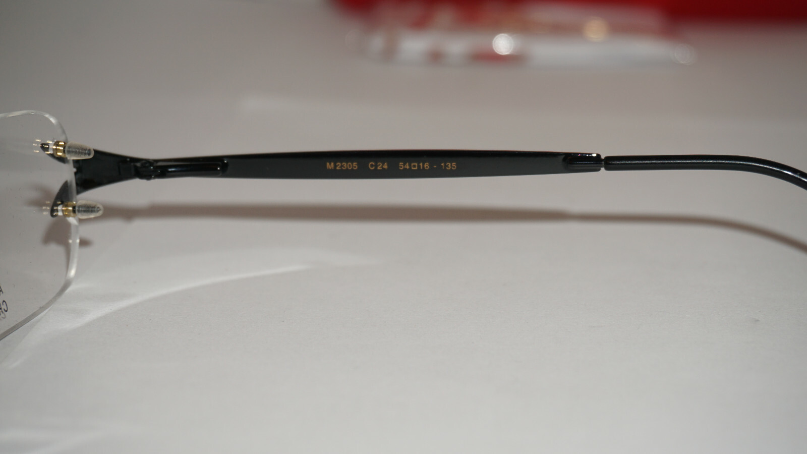 Caviar Eyeglasses New Black Rimless Austrain Crystals M2305 C24 54 16 ...