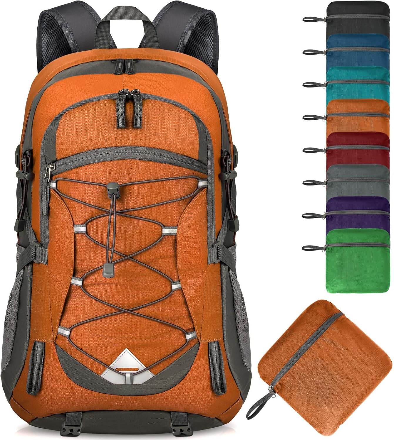 Hiking Backpack 40L Packable Lightweight Camping Backpack Men Women Waterproof H-image