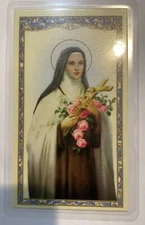 Holy Card “Prayer to St. Therese” Laminated Prayer Card