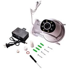 1080P Wireless Security Camera Indoor Outdoor System Waterproof Dome White IP66