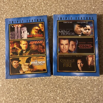 MEN of HONOR BROKEN ARROW COURAGE UNDER FIRE Triple  Die Hard Speed The French C