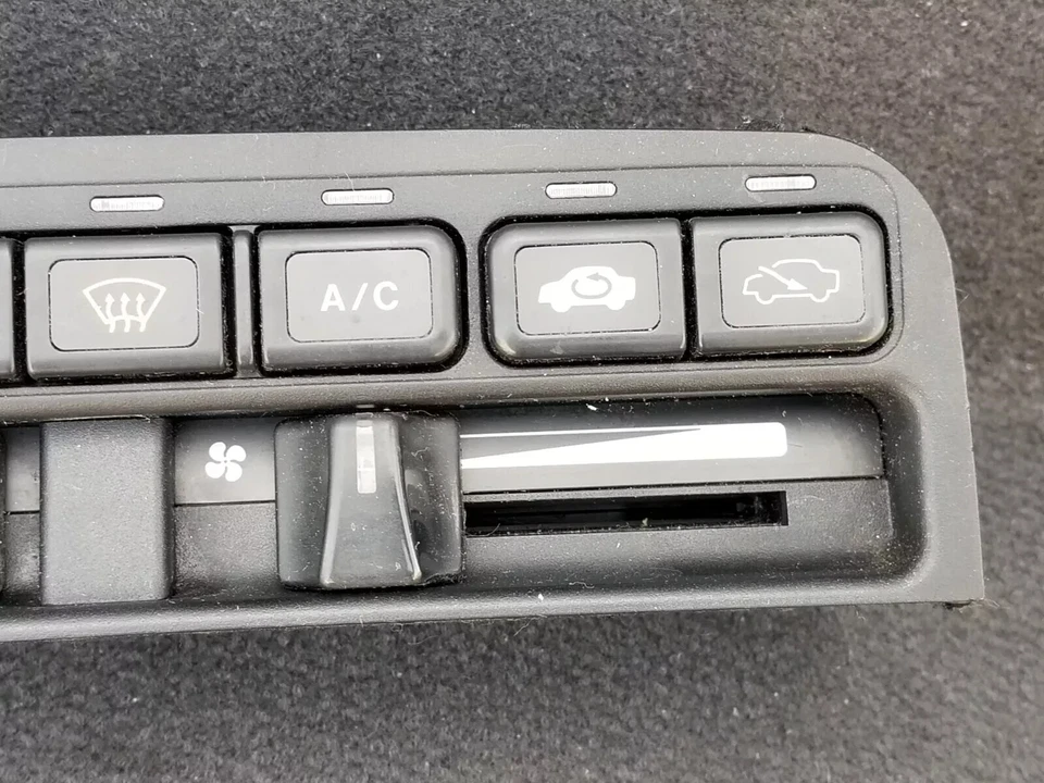 Panel de control climático temperatura calefacción aire acondicionado sedán Acura Vigor 1992-1994 OEM Foto 4 de 4