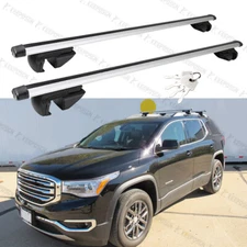 For GMC Acadia 07-22 48" SUV Roof Rack Cross Bar Aluminium Luggage Cargo Carrier