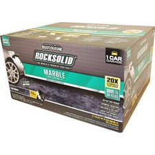 Rust-Oleum 306320 RockSolid Marble 1 Car Garage Floor Coating Kit, Stone Obsidia