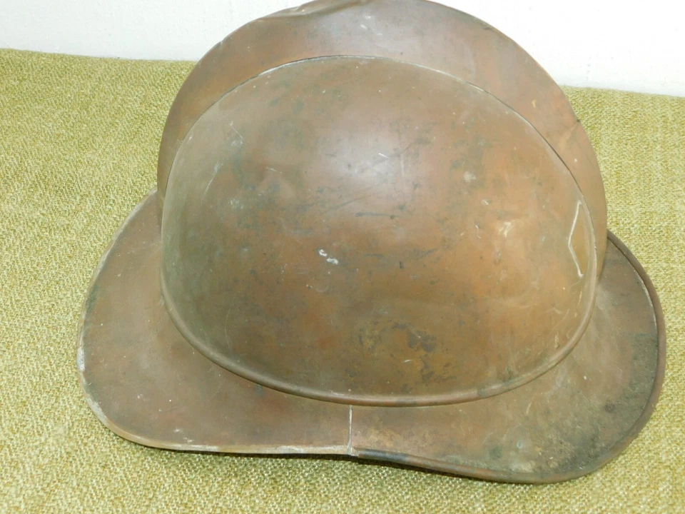 Messing Helm Feuerwehr wohl um 1910! - Bild 4 von 4