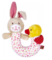 Spiegelburg Baby GlüCk HäSchen Und Ente 12862 Rassel BäR Greifling Neu & Ovp