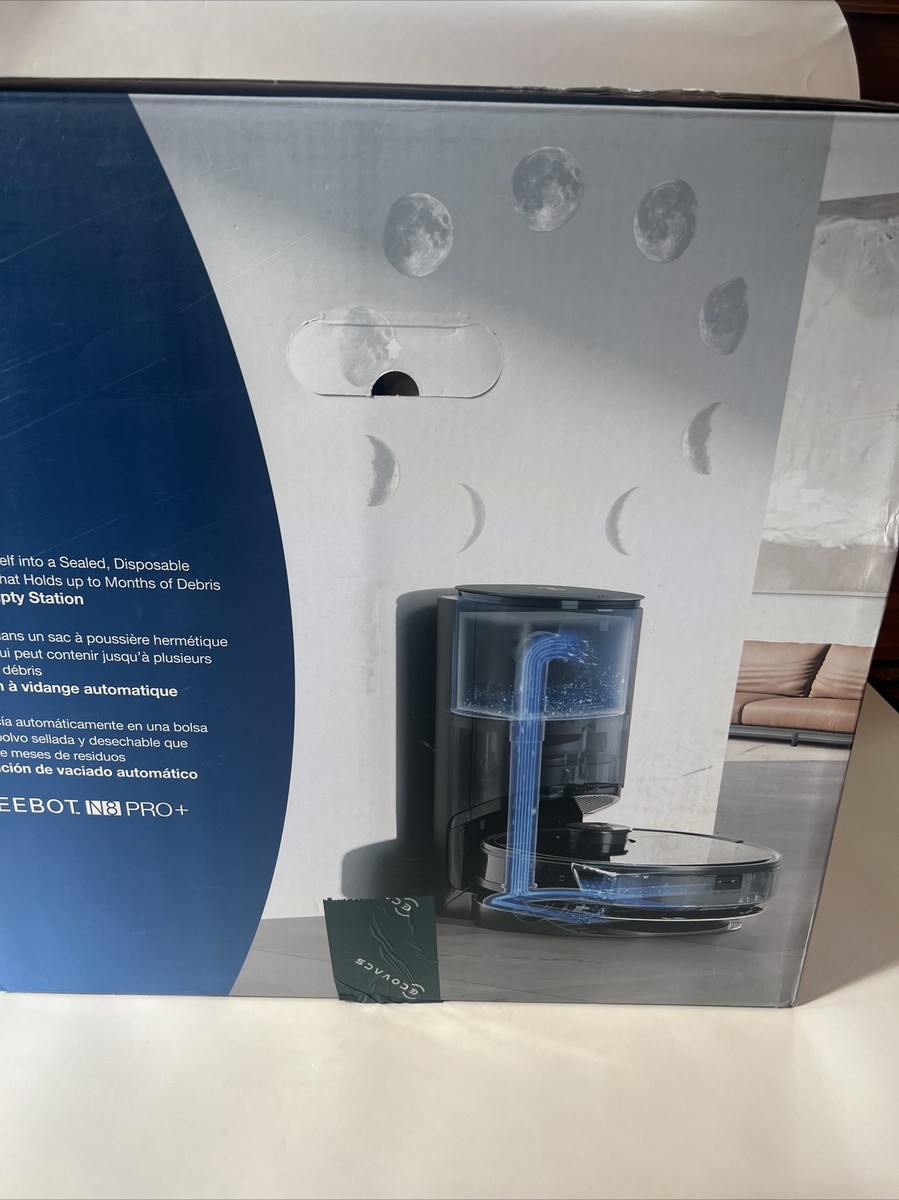 Ecovacs Deebot N8 Pro+ & Disposable DustDLN11 Vacuum Ecovacs Deebot N8 Pro+ & Disposable DustDLN11 Vacuum