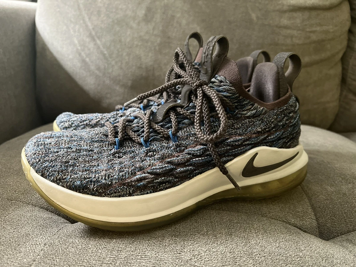 Size 8.5 - Nike LeBron 15 Low Signal Blue 2018 - A01755-400
