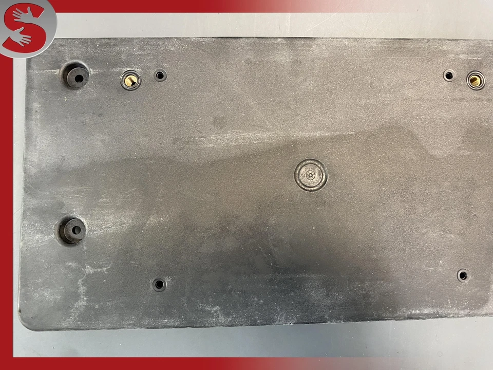 2010-16 BMW F10 528I 535I 550I Front License Plate Holder BLACK 8048167 OEM⭐W1⭐ - Image 2 of 4