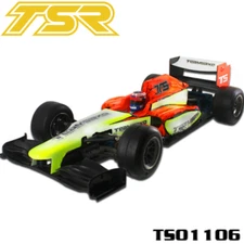 Team Saxo TS01106 Duckbill F1 Car Body Helmet RC Racing Formula One Part Clear