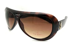 New Baby Phat Sunglasses 2022 Brown 64-11-127 With Generic Case