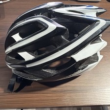 Cannondale Road Bike Helmet Black White Vented Cycling Helmet Adjustable