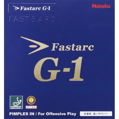 Nittaku Fastarc G1 Red Max Tischtennis Belag Neu Versiegelt