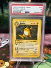 Pokemon TCG Raichu 14/102 Base Set 1st Edition Shadowless Holo PSA 5