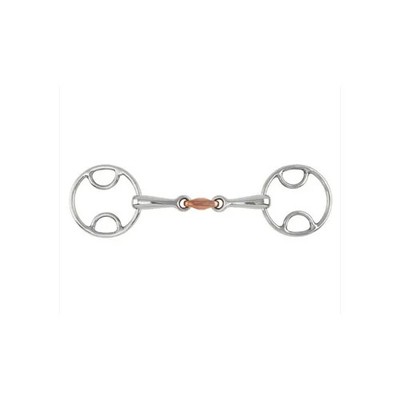Ekkia Anatomic Ring Beval Gebiss Trense mit Raute 115 mm