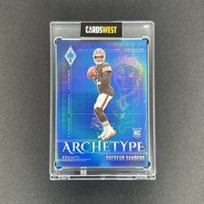 2025 Panini NFL Phoenix SHEDEUR SANDERS Archetype #25 Case Hit SSP (RC)