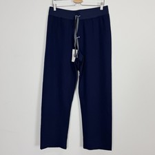 FIGS Livingston Classic Scrub Medical Pants Women Large Navy Blue High Waist NWT