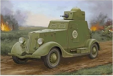 HobbyBoss Soviet BA-20 Armored Car 1939 - Plastic Model Military Vehicle Kit