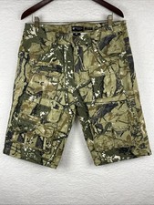 NWOT WAIMEA Men’s Camouflage Cargo Shorts 36 Skinny Fit
