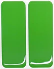EV Electric Green End Plate Decal- Gel Domed Number Plate Badges/Decals 107x40mm