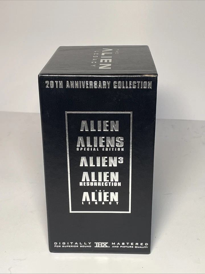 The Alien Legacy 20th Anniversary Collection 5 cintas VHS (VHS 1999) juego de caja leer Foto 4 de 4