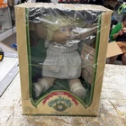Vintage 1984 Official Cabbage Patch Kids Doll Blonde Blue Eyes In Box Papers