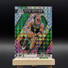 2024-25 Panini Mosaic Jayson Tatum City Edition Silver Mosaic Prizm #287 Celtics