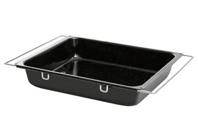 Riess Backblech Emaille schwarz verstellbar 41-51x33x7cm Classic