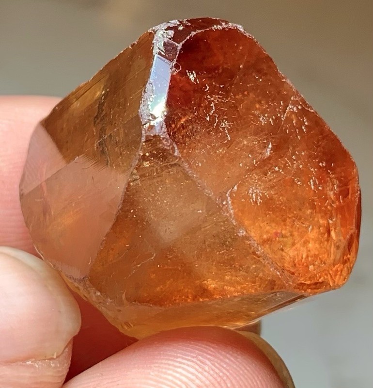 Translucent Breathtaking Imperial Topaz Crystal Raw Natural Untreated Specimen