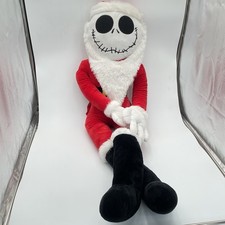 The Nightmare Before Christmas Jack Skellington Santa Clause 48" Jumbo Plush 4ft
