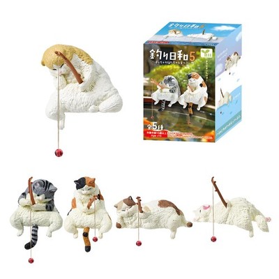BUKURONEKO Cat Blind Box,Fishing Series Box (1 1 Pack, Fishing
