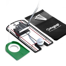 Classic Golf Putting Mirror with Practice Putting Cup - Alignment Training Ai...