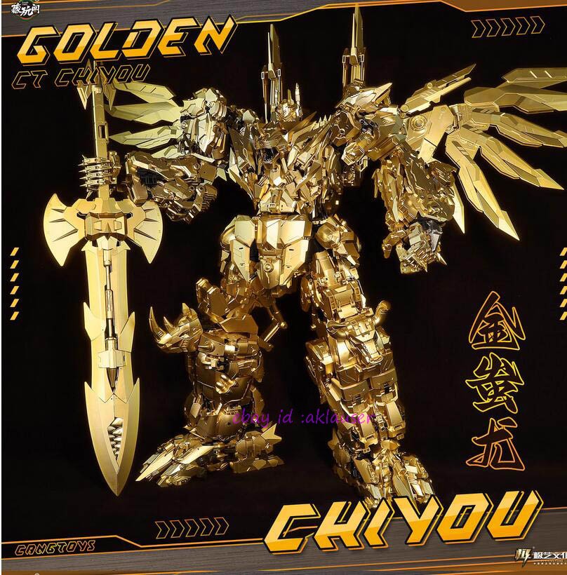 Cang-Toys Ct-Cy01sp-Cy08sp Predaking Set Gold Version Action
