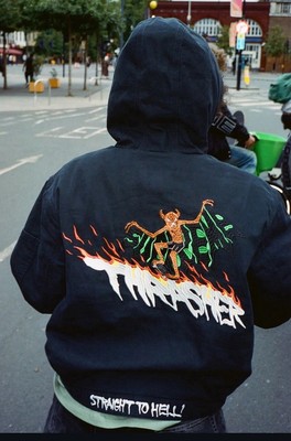 Supreme /Thrasher  x Neckface Hooded Work Jacket - Size MEDIUM
