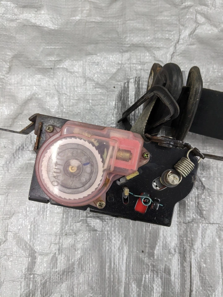 Juego de carrete de cinturón de seguridad izquierdo derecho Mazda Miata 1990-1993 OEM negro NA 90-93 91NASU Foto 4 de 4