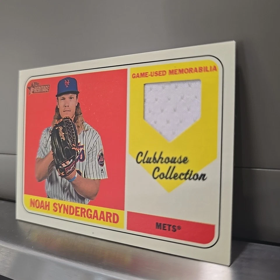 2018 Topps Heritage - Clubhouse Collection Relics Noah Syndergaard #CCR-NS (MEM) - Image 3 of 4