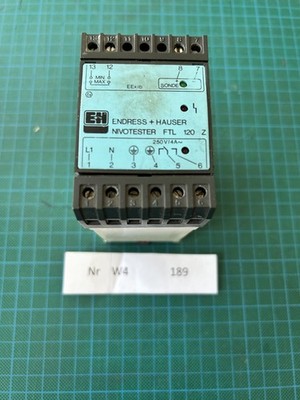 E+H  Endress + Hauser Nivotester Type FTL 120Z